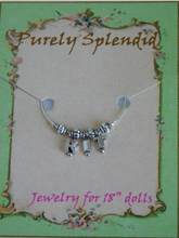 Load image into Gallery viewer, Name Bracelet which reads Kit on a Purely Splendid display card
