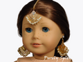 Pearl Bollywood Maang Tikka and Earrings
