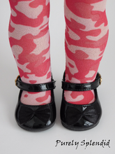 Load image into Gallery viewer, 18 inch doll shown wearing Pink Camo Tights
