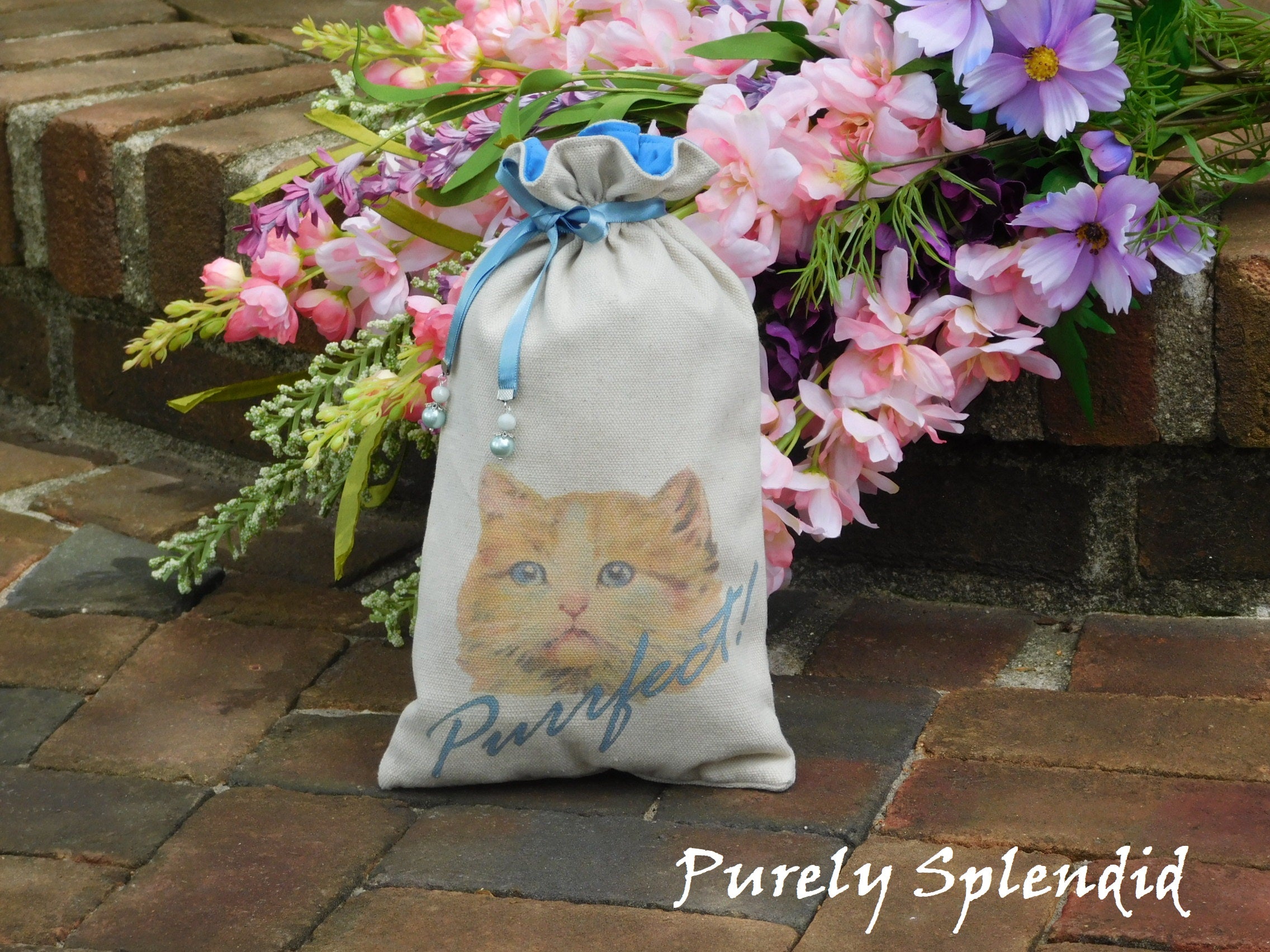 Cat and Dog Fabric Gift Bags