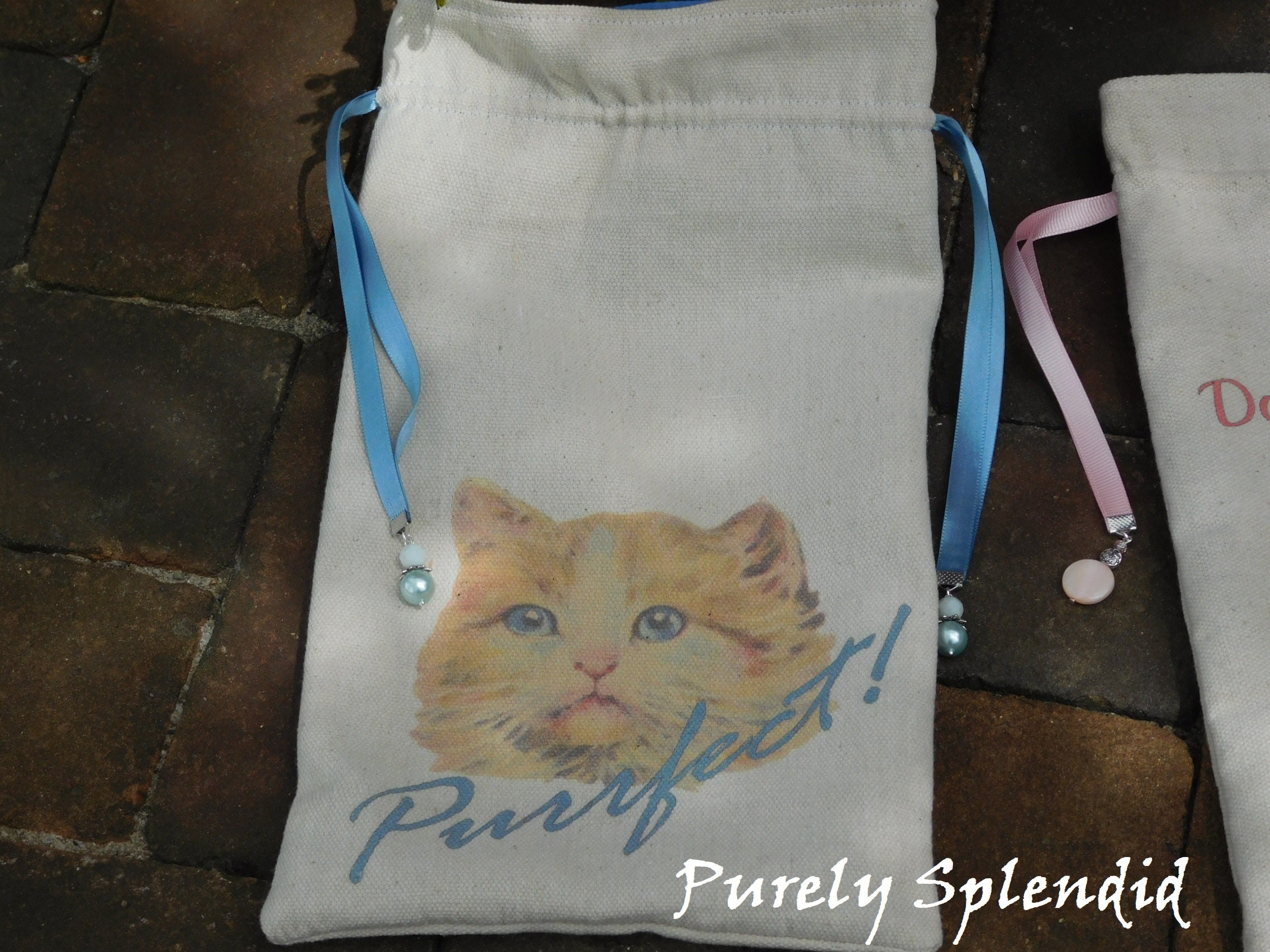 Cat and Dog Fabric Gift Bags