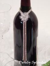 Load image into Gallery viewer, close up picture of the Sparkling Rhinestone Flower Bottle Bling
