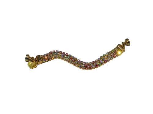 Triple Aurora Borealis Bracelet super sparkling sized for a doll who has a 3 1/4