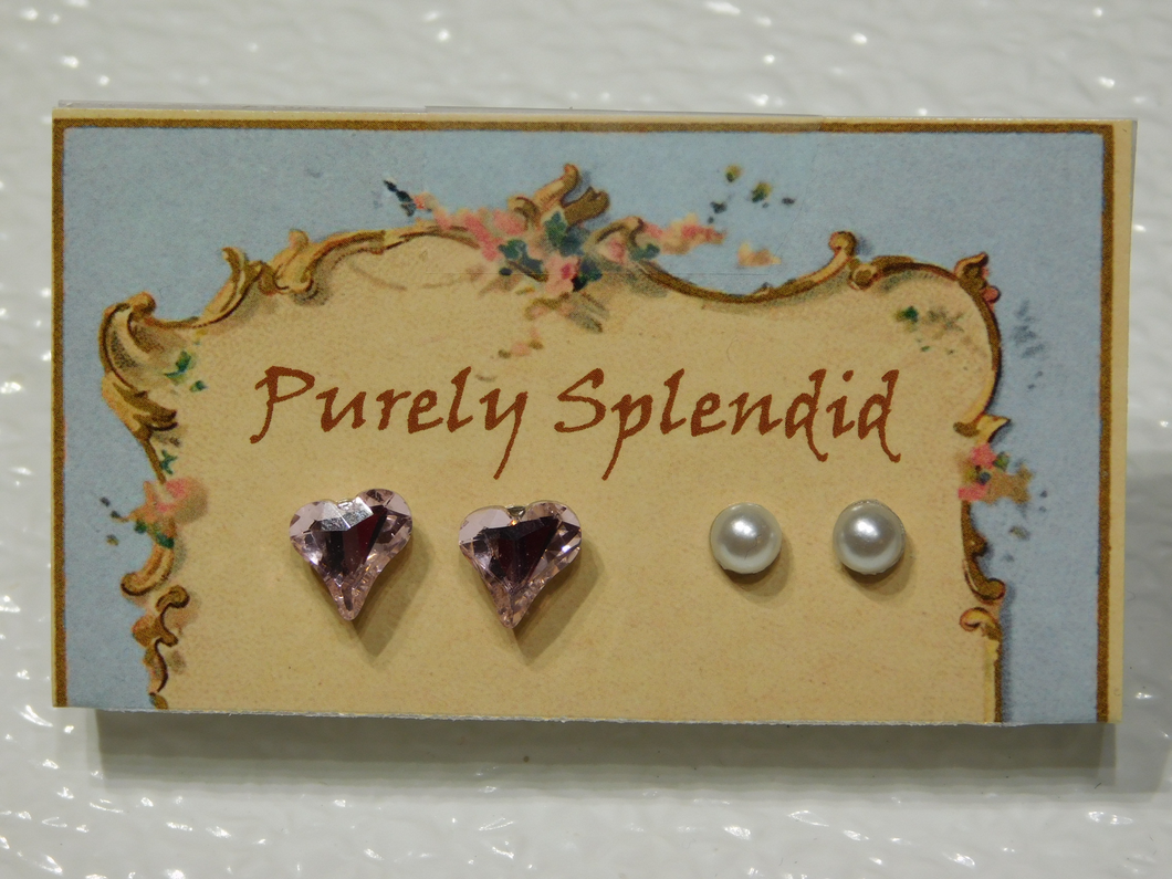 Valentine Studs 2mm Stud Earrings