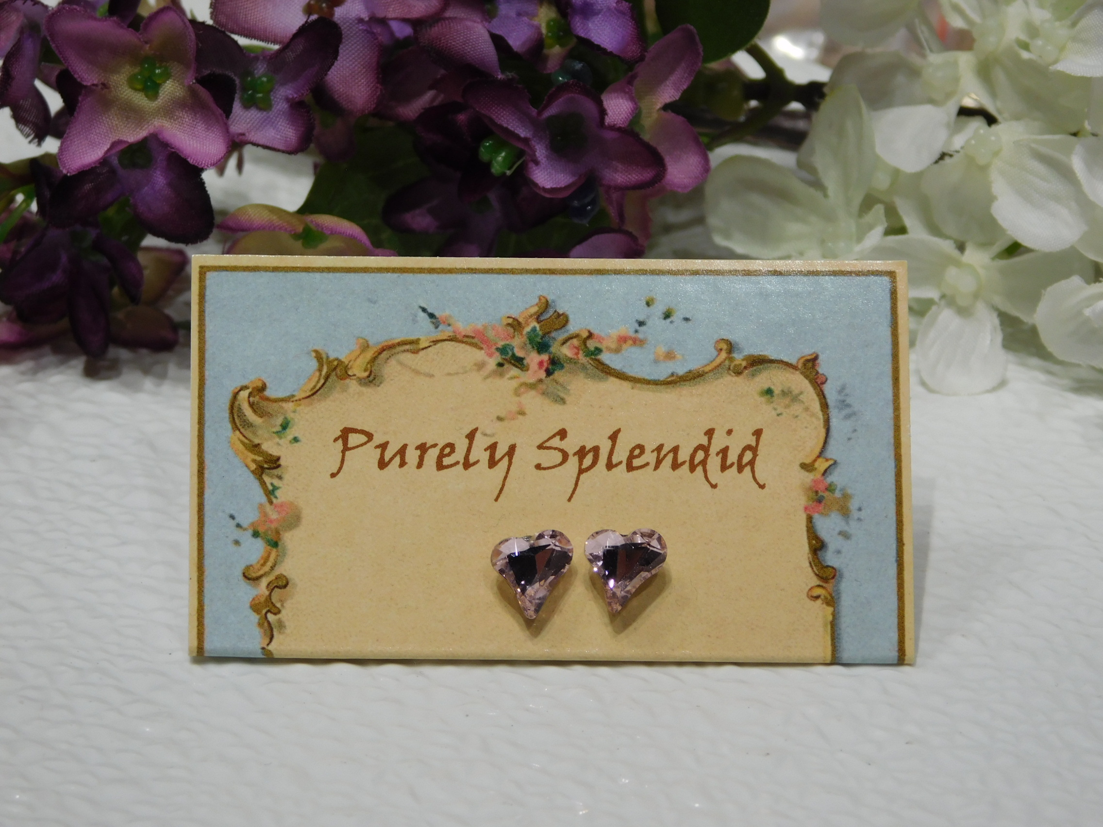 Valentine Stud Earrings for dolls